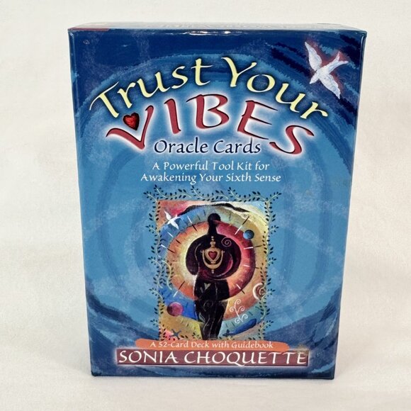 Trust Your Vibes Oracle Cards Set Sonia Choquette 52 Card w Guide Book Complete - Picture 2 of 9